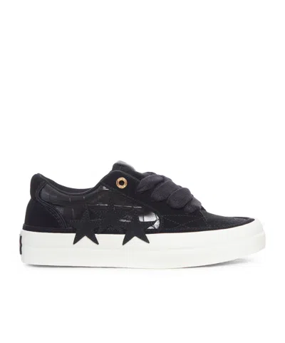 AMIRI STAR-CROCODILE SNEAKERS