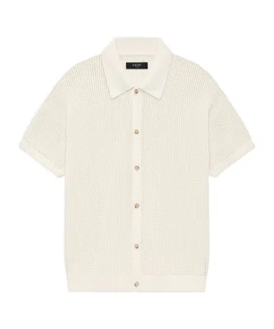 Amiri Crochet Mesh Shirt