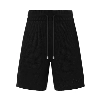 Pre-owned Amiri Crochet Mesh Short 'black' | Men's Size Xs
