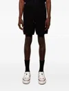 Amiri Crochet-mesh Shorts In Black