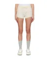 Amiri Crochet Shorts In Neutral