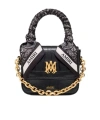 Amiri Crocodile-effect Tote Bag In Black