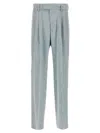 Amiri Light Blue Ironed Pleat Pants