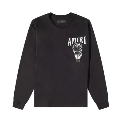 Pre-owned Amiri Crystal Ball Long-sleeve Tee 'black' | Men's Size Xxl