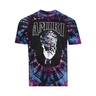 Pre-owned Amiri Crystal Ball Tie-dye Tee 'purple' | Men's Size Xl