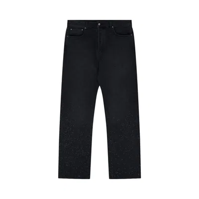 Pre-owned Amiri Crystal Burst Ma Paisley Straight Jean 'black' | Men's Size 30