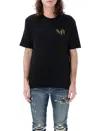 Amiri Mens Black Crystal Champagne Cotton-jersey T-shirt In Black