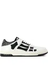 Amiri Low Top Sneakers Featuring Perforated Detailing In White