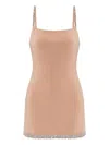 Amiri Crystal-embellished Slip Dress In Pink