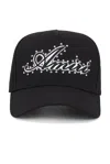 Amiri Logo-embroidered Cap In Black