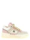 Amiri Crystal Ma-1 Sneakers Pink In Animal Print