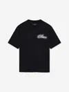 Amiri Crystal Script T-shirt In Black