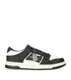 Amiri Contemporary Black Sneakers With Elevated Midsole In Black
