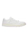 Amiri Crystal Skel Top Low-cut Skate Shoes In White