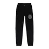 Amiri Crystal Stick Poke Black Sweatpants In Black