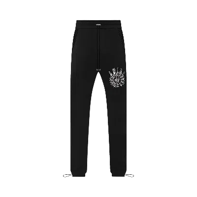 Pre-owned Amiri Crystal Stick Poke Sweatpants 'black'