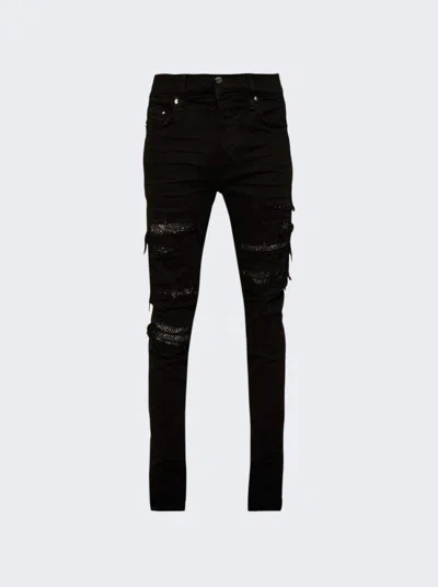 Amiri Crystal Thrasher Jean