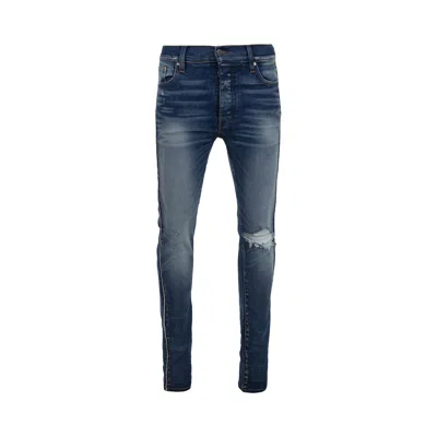 Pre-owned Amiri Crystal Track Jean '70's Indigo' | Blue | Men's Size 33