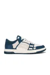 Amiri Debossed Ma Quad Skel Top Low In Vintage Blue