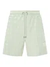 Amiri Ma Quad Cotton-blend Shorts In Grün