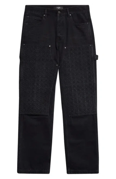 AMIRI AMIRI DEBOSSEED MA QUAD CARPENTER JEANS
