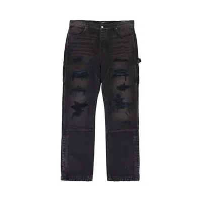 Pre-owned Amiri Denim Carpenter Jeans 'aged Black' | Men's Size 32