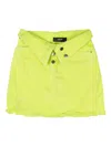 Amiri Denim Destroyed Mini Skirt