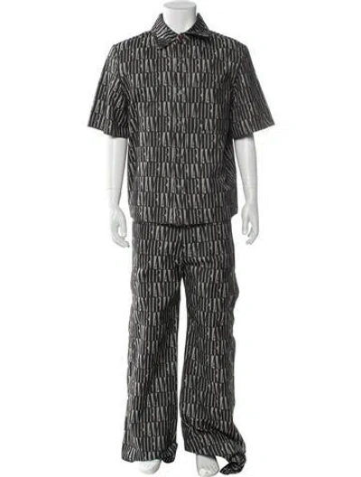 Pre-owned Amiri Denim Graphic Print Lounge Set In Multi