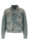 Amiri Jacket In Denim With Pockets