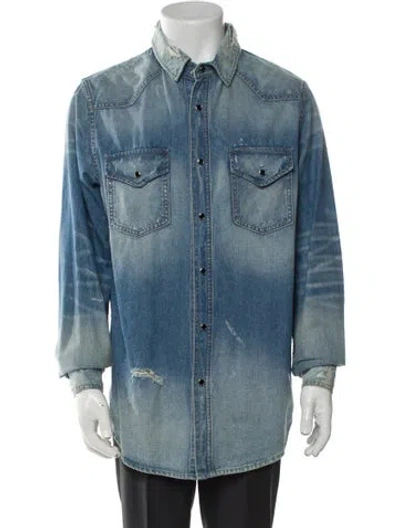 Pre-owned Amiri Denim Jacket In Blue