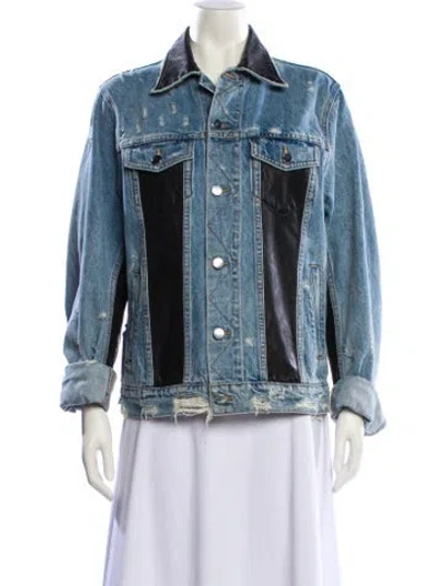 Pre-owned Amiri Denim Jacket In Blue
