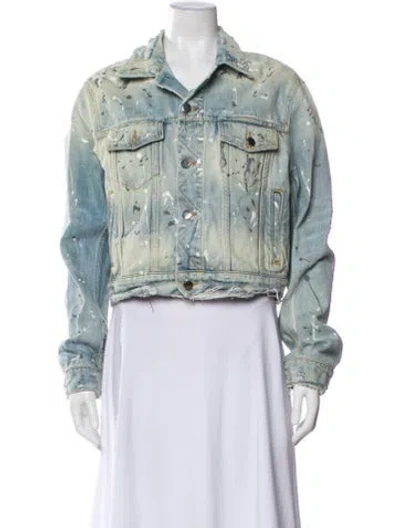Pre-owned Amiri Denim Jacket In Blue