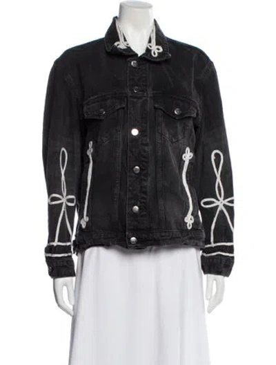 Pre-owned Amiri Denim Jacket In Gray