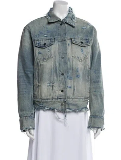 Pre-owned Amiri Denim Jacket W/ Tags In Blue