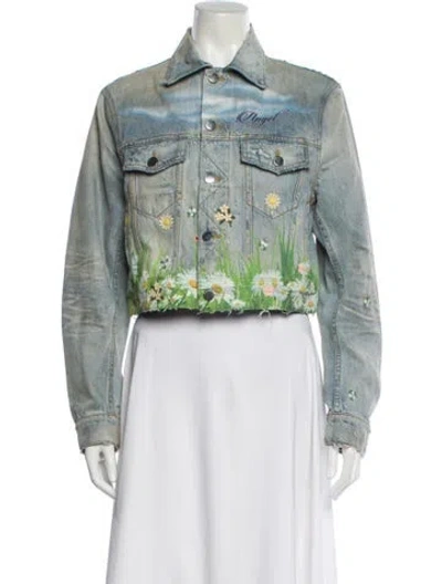 Pre-owned Amiri Denim Jacket W/ Tags In Blue