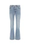 Amiri Light Blue Straight Leg Jeans In 422