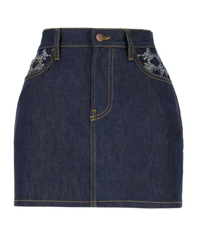 AMIRI DENIM MINI SKIRT