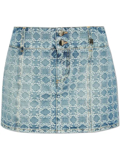AMIRI DENIM MINI SKIRT