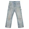 Amiri Lightweight Distressed Carpenter Jeans In Blue