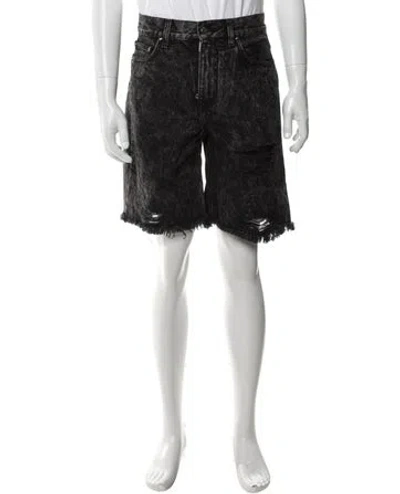 Pre-owned Amiri Denim Shorts In Multi