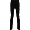 Amiri Slim Fit Distressed Trousers With Rivet Detailing