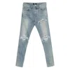 Amiri Denim Skinny Jeans In Blue
