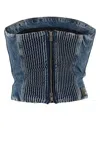 Amiri Denim Bustier Top