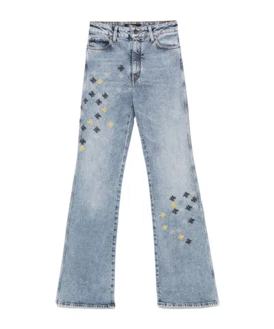 AMIRI DENIM TROUSERS WITH BELT LOOPS