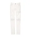 Amiri Denim Trousers With Belt Loops In White