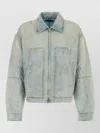 Amiri Distressed-effect Denim Jacket In Blue