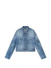 Amiri Denim Work Jacket In Blue