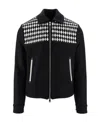 Amiri Diamond Embroidery Wool Work Jacket In Black
