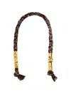 Amiri Dice Beaded Keyring In White