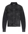 Amiri Distressed-effect Denim Jacket In Black
